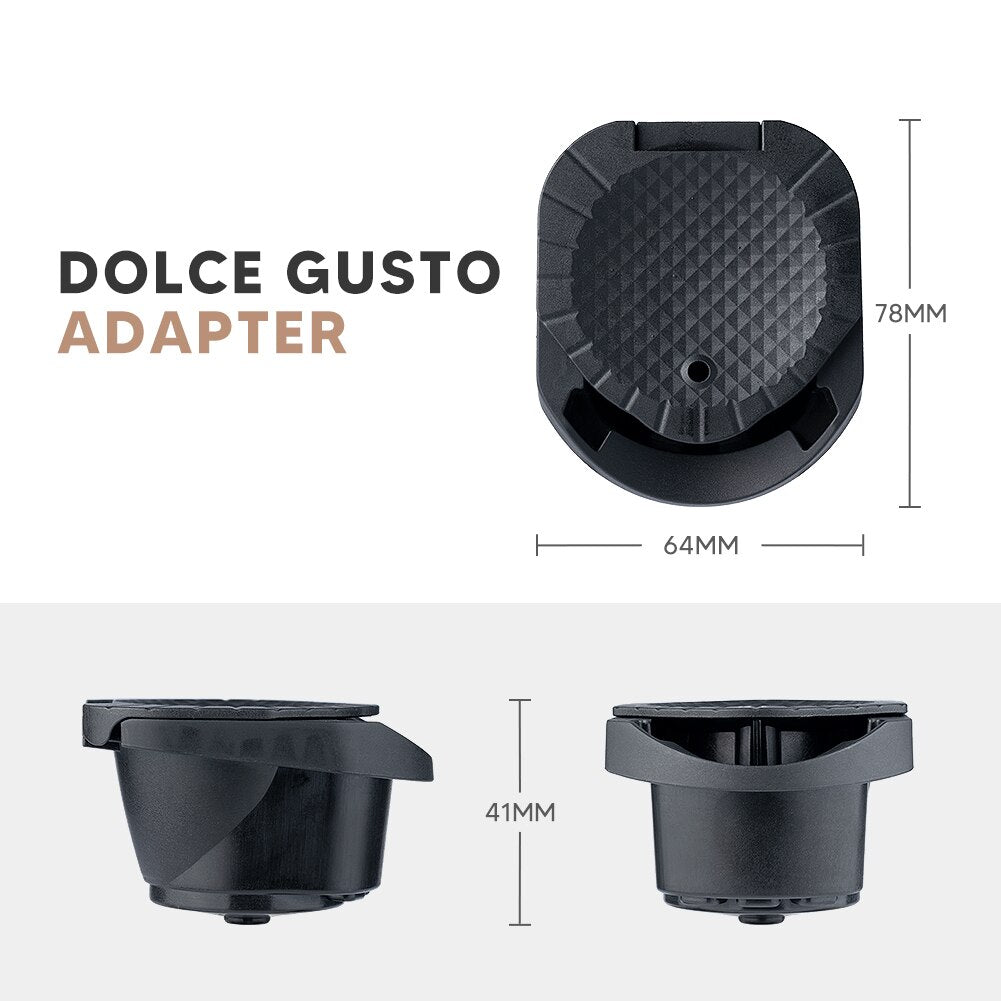 ICafilas Adapter for Dolce Gusto Reusable Capsule Refillable Cafetera Expreso Coffee For PICCOLO XS/Genio S Machine