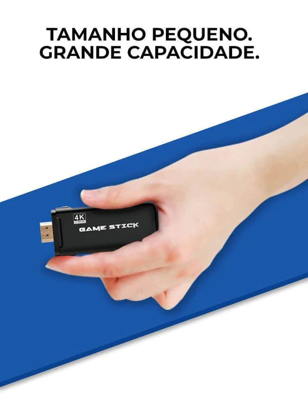 GAME STICK Retro - + 2 controles sem fio e 10 mil Jogos ( Frete grátis somente hoje )