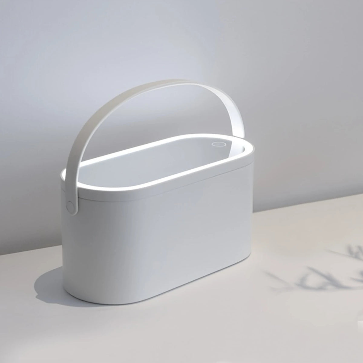Estojo de Maquiagem com Espelho e Luz LED.